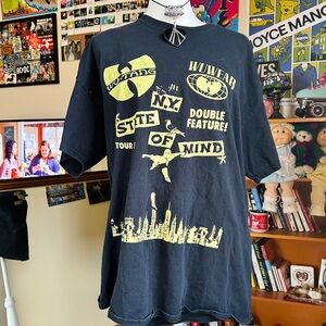 Wu-Tang Clan 'State of Mind' Black and Yellow Graphic Tee